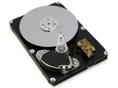 photo of hard disk drive