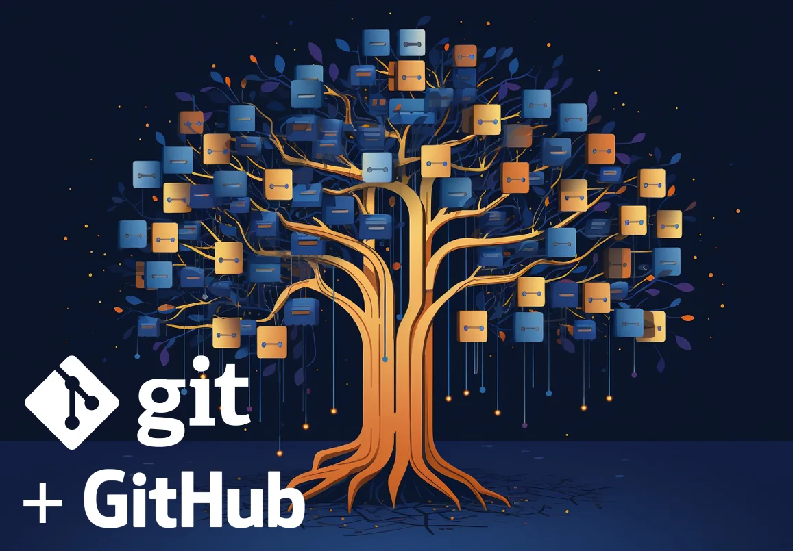 Introductory image for this article titled Git & GitHub: Workflow, Branches, Merges, & More