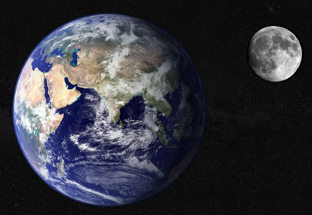 earth moon size scaled