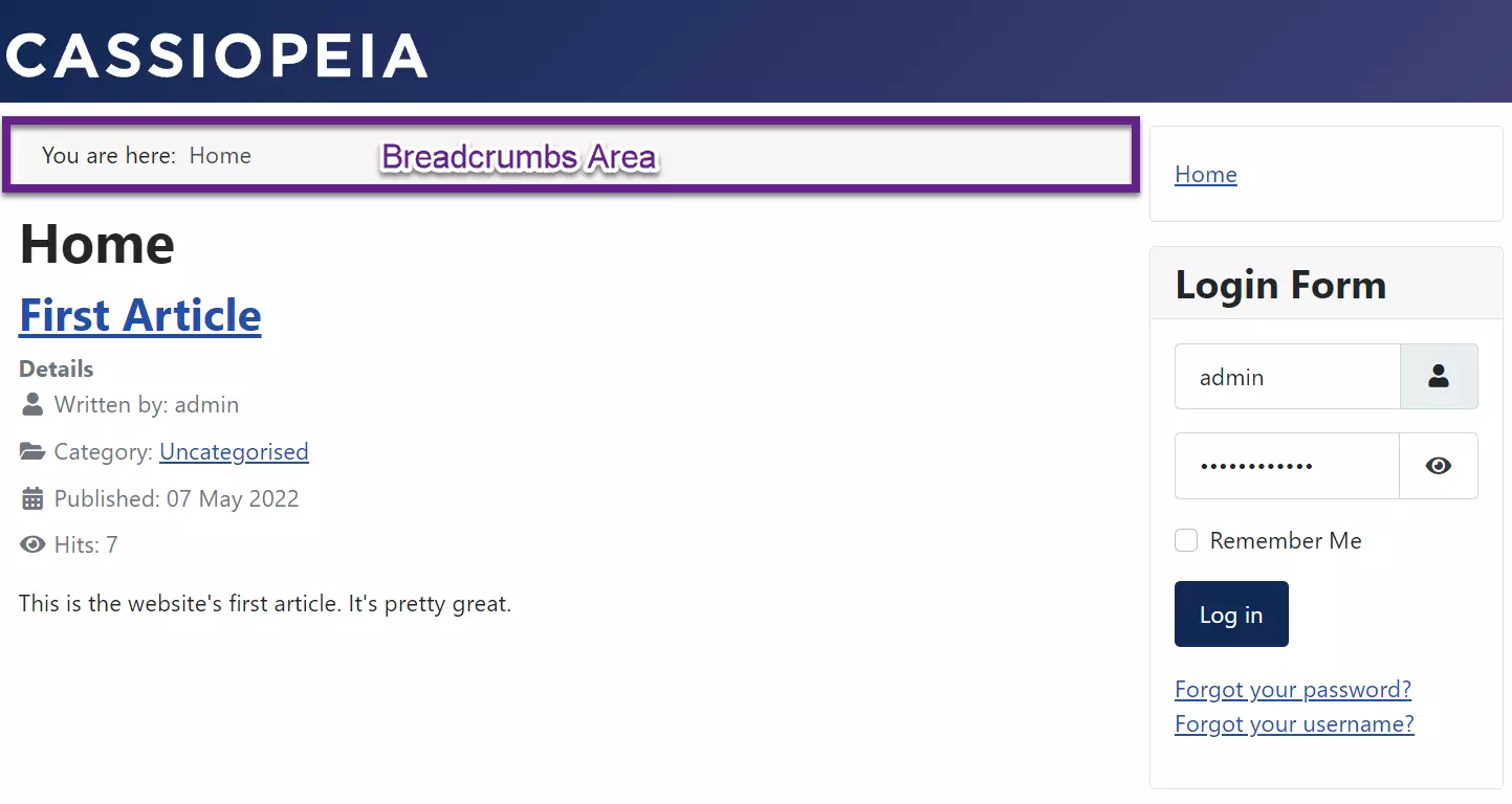 Breadcrumbs