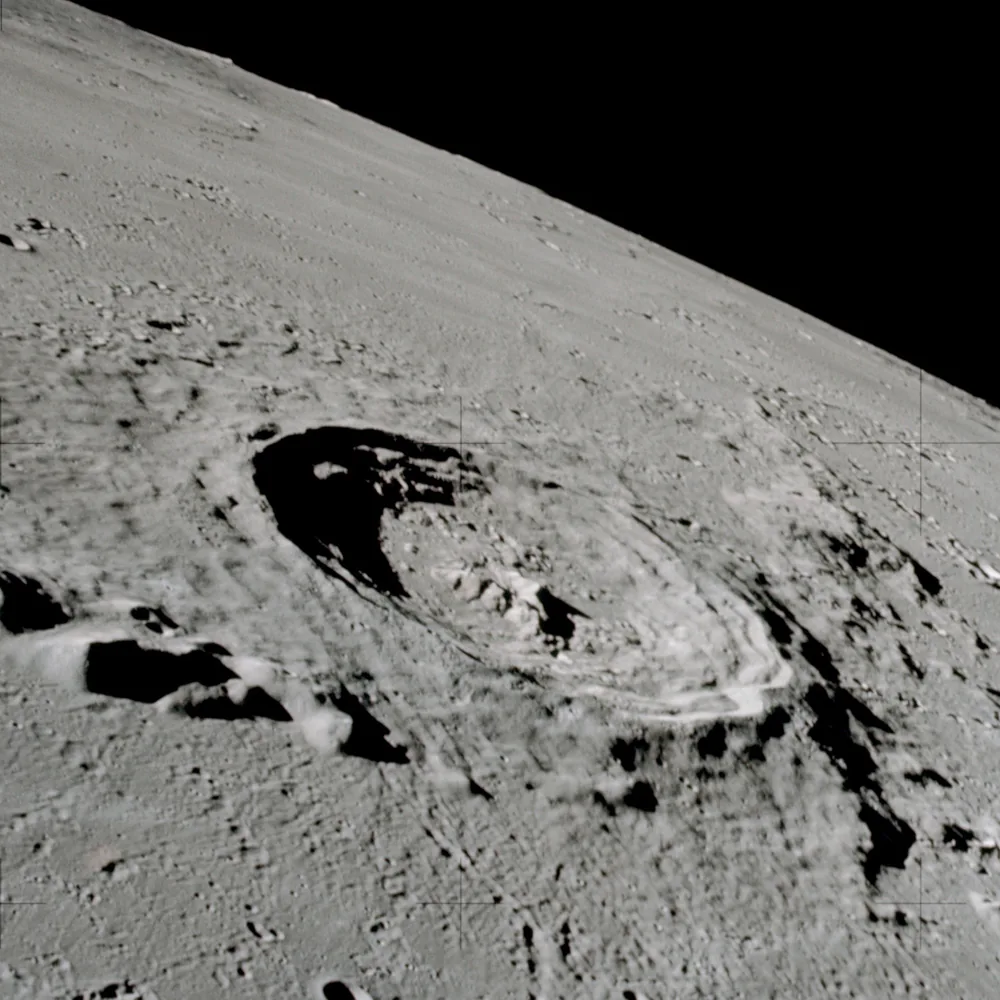 Eratosthenes Crater From Apollo 17