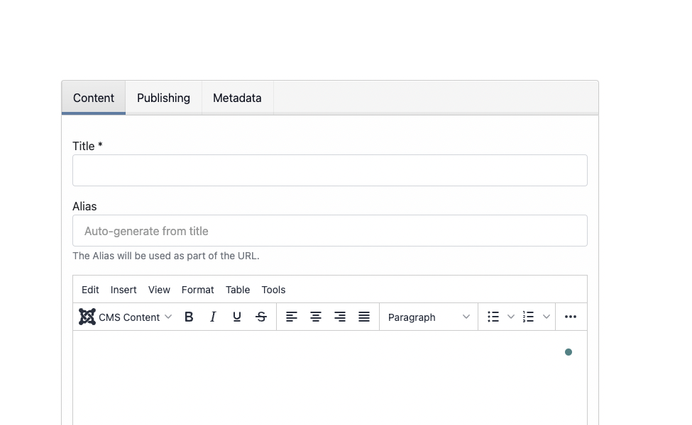Front End User Content Editing in Joomla