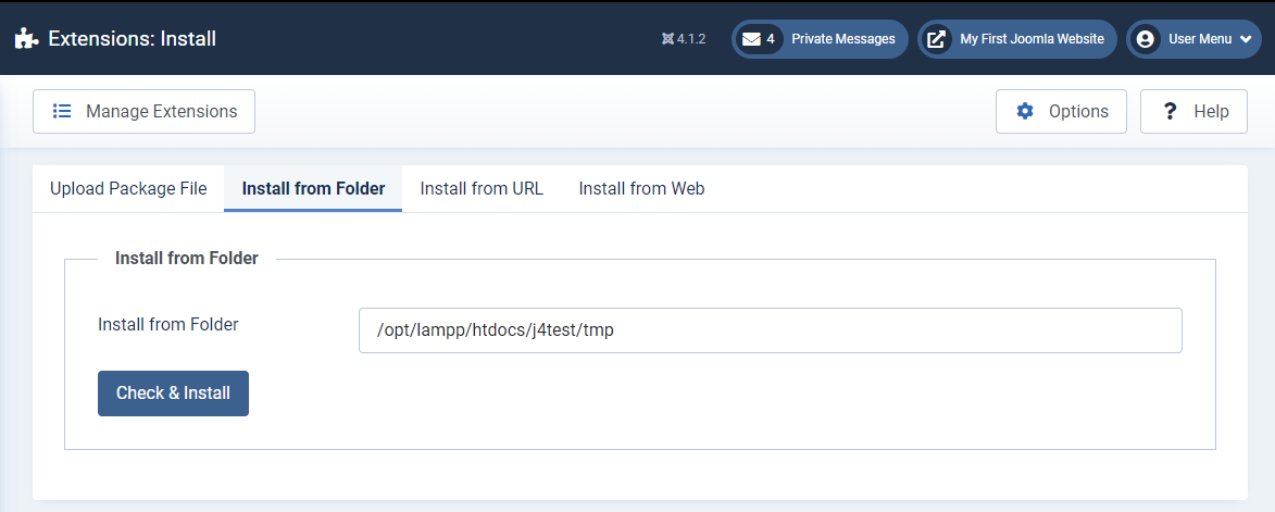 install-from-folder