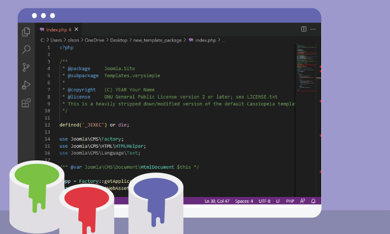 Developing a Joomla Template
