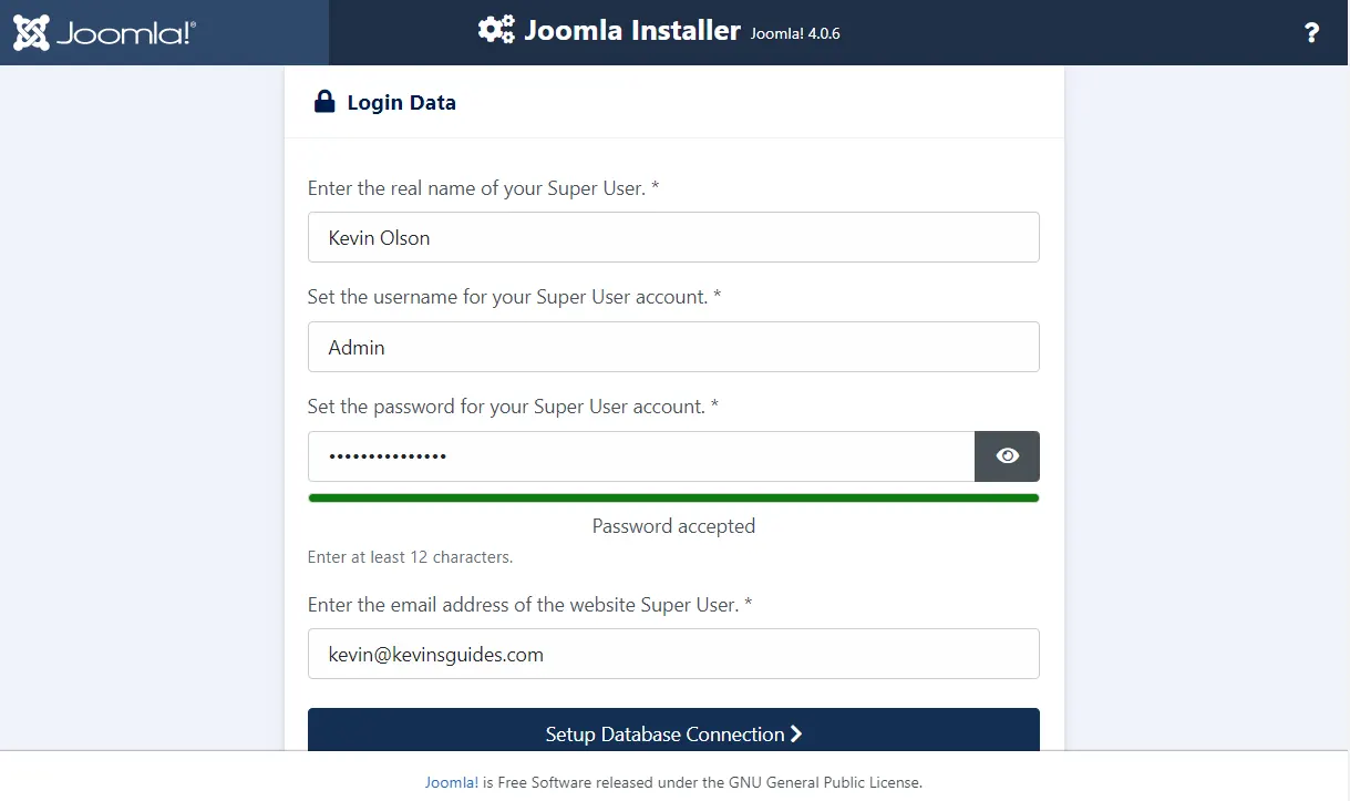 User Details Page