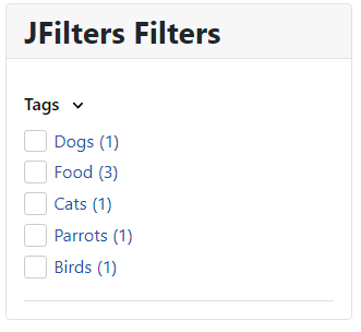 JFilters Third-Party Extension