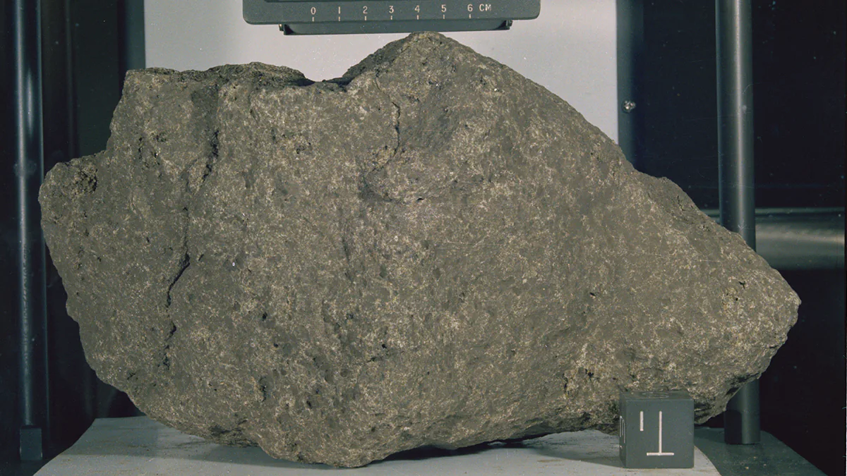 Lunar Sample 15555 - Olivine Basalt Lunar Sample 15555 - Olivine Basalt