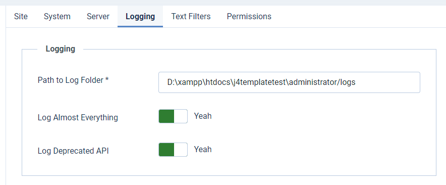 All my Yes/No options changed
