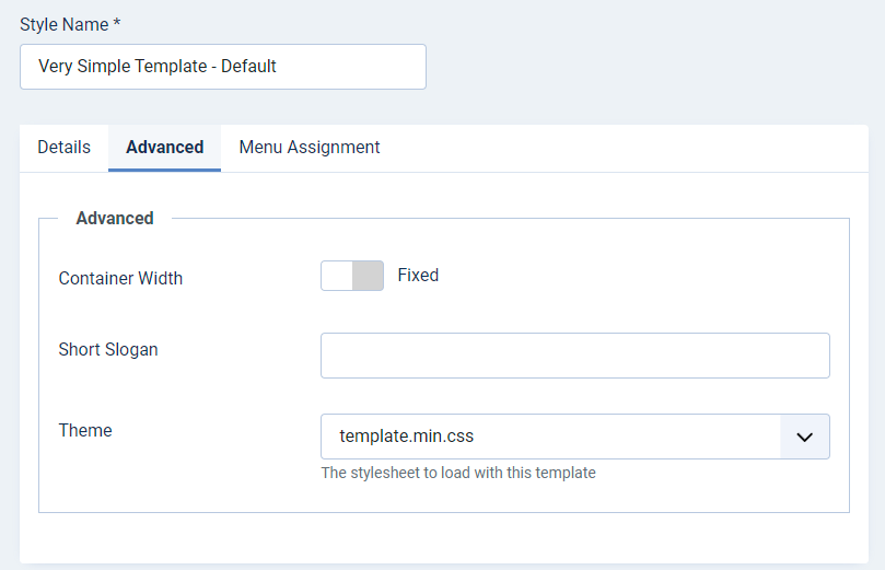 The Style Settings We'll Create